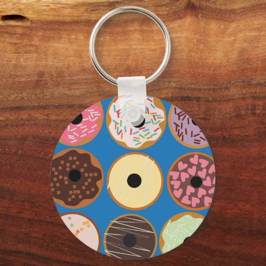Variëteiten Donuts Sleutelhanger (Achterkant)