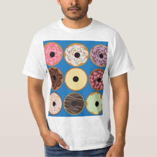 Variëteiten van donuts t-shirt