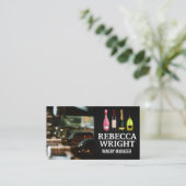 Variety Bottles of Wine  Visitekaartje (Staand voorkant)