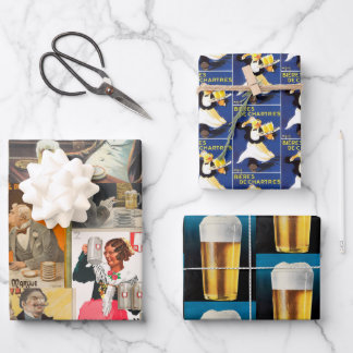 Variety Pack van Beer-thema Inpakpapier Vel