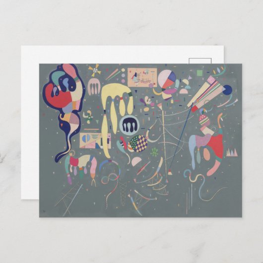 Various Actions, Kandinsky  Briefkaart (Voorkant / Achterkant)