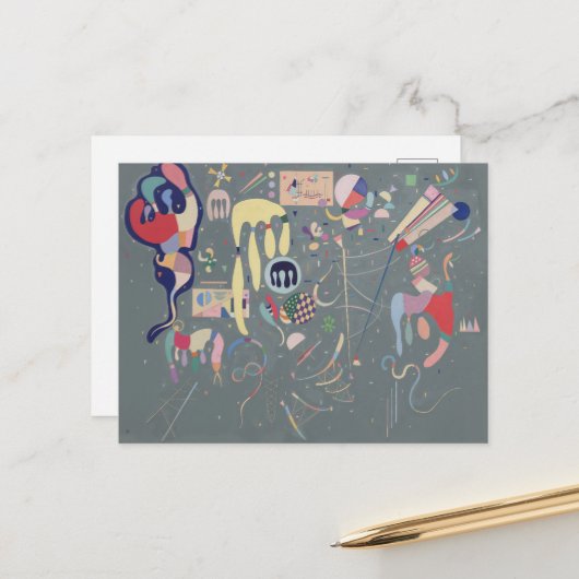 Various Actions, Kandinsky  Briefkaart (Voorkant / Achterkant in situ)