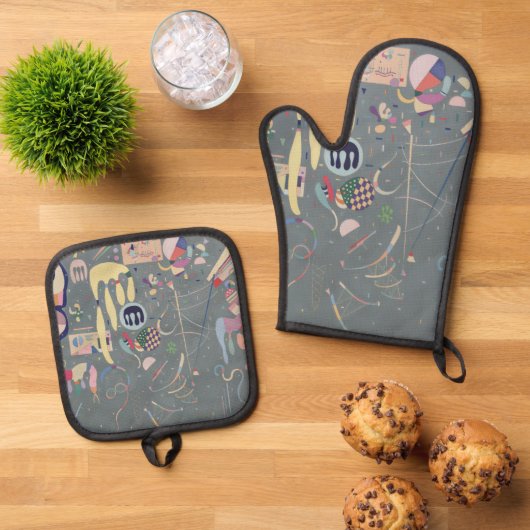 Various Actions, Kandinsky  Ovenwant & Pannenlap Set (Top down)