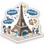 Various Places: Coffee in Paris Sticker #2 (Voorkant)
