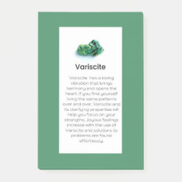 Variscite Crystal Betekenis Sieraden Post-it Notit Post-it® Notes
