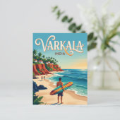 Varkala Beach India Briefkaart (Staand voorkant)