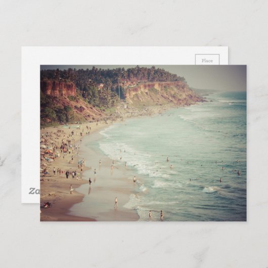 Varkala Cliffs Briefkaart (Voorkant / Achterkant)