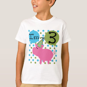 Varken 3e verjaardag Tshirts en geschenken