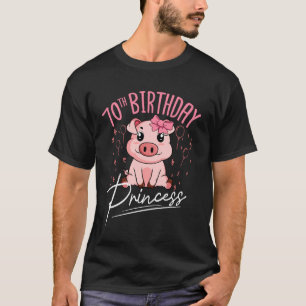 Varken 70ste verjaardag Prinses Boerderij Feest Va T-shirt
