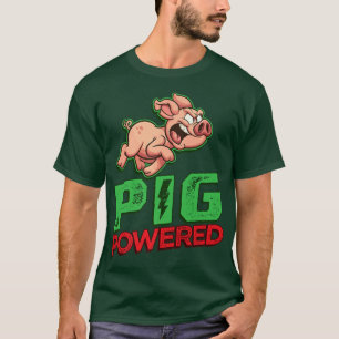 Varken Aangedreven - Bacon Vlees Varkensvlees BBQ T-shirt