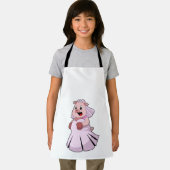 Varken als bruid met trouwjurk.PNG Schort (Insitu)