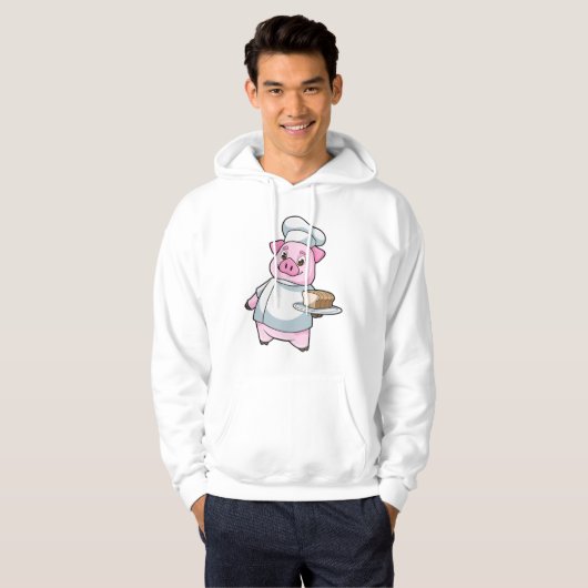Varken als Chef met snoer en rok Hoodie (Voorkant volledig)