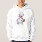 Varken als Chef met snoer en rok Hoodie (Voorkant)