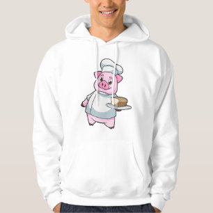 Varken als Chef met snoer en rok Hoodie