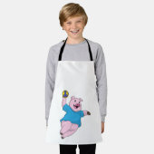 Varken als handballspeler met handbal schort (Gedragen)