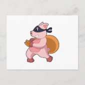 Varken als hardloper briefkaart (Voorkant)