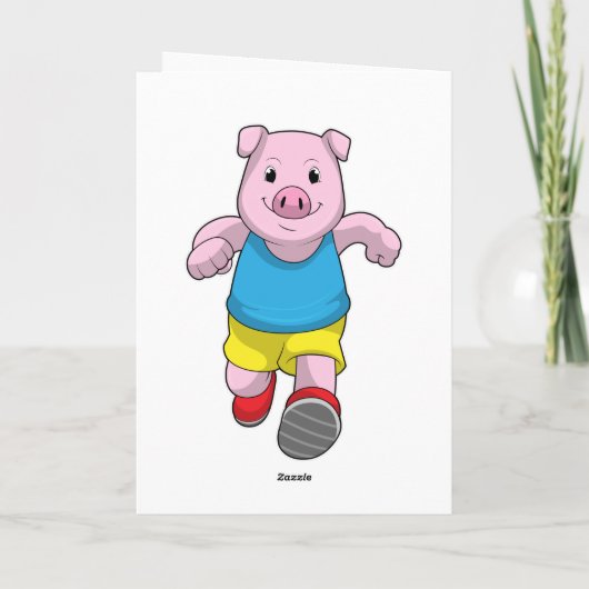 Varken als Runner op Running Kaart (Achterkant)