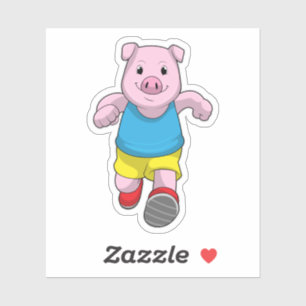 Varken als Runner op Running Sticker