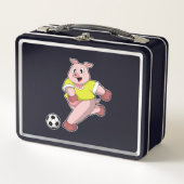 Varken als Voetbalspeler met Voetbal (Voorkant)