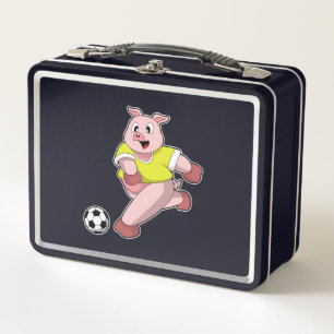 Varken als Voetbalspeler met Voetbal