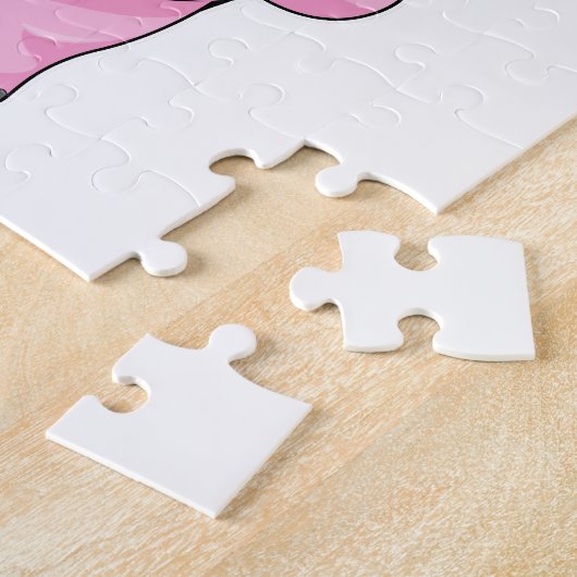 Varken bij Bowling met Bowling-bal Legpuzzel (Zijkant)