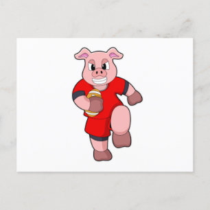 Varken bij Voetbal Sporten Briefkaart