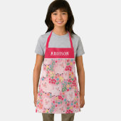 Varken Boerderij Dier Bloemen Rustiek Gepersonalis Schort (Insitu)