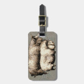 Varken Boerderij Land Antiek Illustratie Art Bagagelabel (Voorkant verticaal)