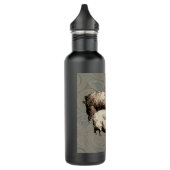 Varken Boerderij Land Antiek Illustratie Art Waterfles (Links)