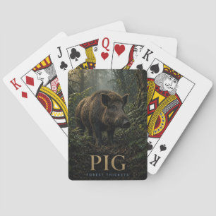 Varken Bos Struikgewas DierenWERELD Pokerkaarten