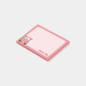 Varken Cartoon Auto Post-it® Notes (Schuin)