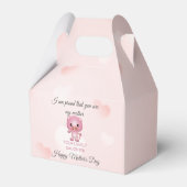 Varken Cartoon Moederdag Bedankdoosjes (Achterkant)