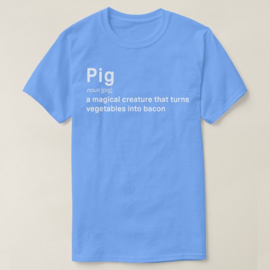 Varken Definitie Bacon Lover T-shirt (Design voorkant)