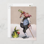  varken Drink Briefkaart (Voorkant / Achterkant)