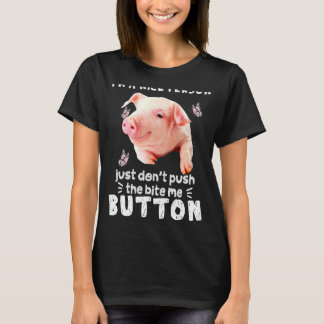 Varken Een leuk persoon steek gewoon niet op de be T-shirt