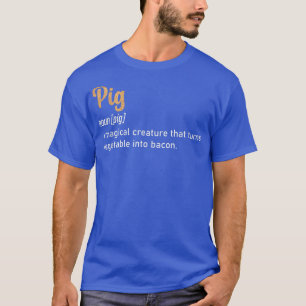 Varken Een Magisch Wezen Dat Groente In B Verander T-shirt