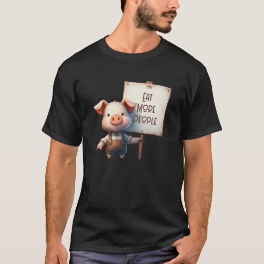 Varken - Eet Meer Mensen T-shirt (Voorkant)