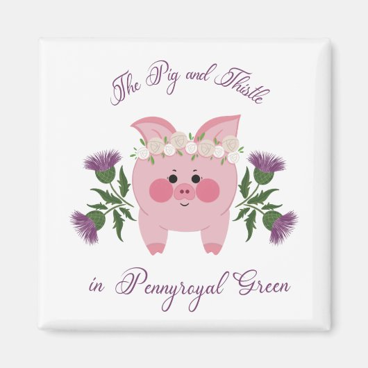 Varken en Thistle Magneet (Voorkant)