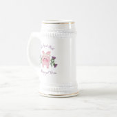 Varken en Thistle Stein Bierpul (Voorkant links)