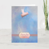 Varken-Gepersonaliseerd vliegen Kaart (Voorkant)