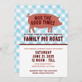 Varken het goede tijden varken braden kaart (Voorkant / Achterkant)