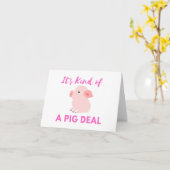 Varken Humor: Het is een soort van grote (varken) Kaart (Gele Bloem)