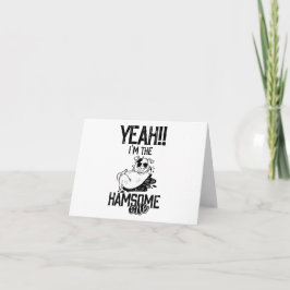 Varken Humor: Ik ben de knappe (Hamsone) 1 BLANK K Kaart