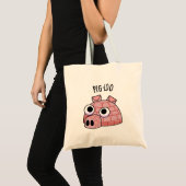 Varken-ijspeelgoed Iglu Stomme Pun Tote Bag (Voorkant (product))