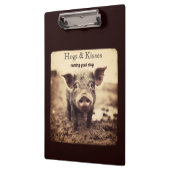 Varken in de modder, varkens en kussen klembord (Links)