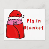 Varken in deken briefkaart (Voorkant)