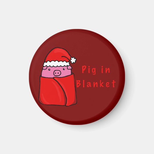 Varken in deken magneet (Voorkant)