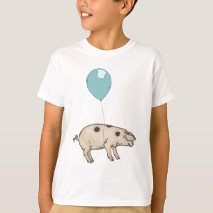 Varken in een ballon t-shirt