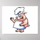 Varken in een Poster van het Schort (Voorkant)