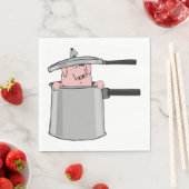 Varken in een Pot Servet (Insitu)